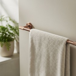 Wieszak łazienkowy jednoramienny 5701 Galo Miedź Szczotkowana