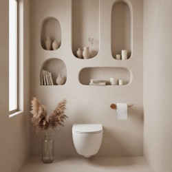 Uchwyt na papier toaletowy Tomi 5809 Miedź Szczotkowana