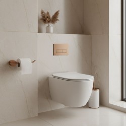 Uchwyt na papier toaletowy Tomi 5809 Miedź Szczotkowana