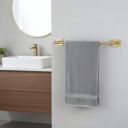 Wieszak łazienkowy jednoramienny 5901 Nico Złoty Szczotkowany