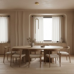 Lampa wisząca LED APP1803-CP Złota Szczotkowana