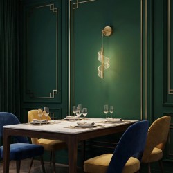 KINKIET ŚCIENNY LED G177-W ZŁOTY