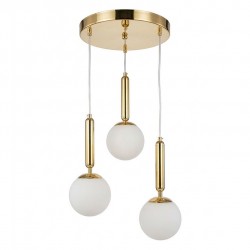 LAMPA SUFITOWA WISZĄCA G179-3CP ZŁOTA