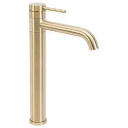 Bateria Umywalkowa REA LUNGIS Złota Szczotkowana Super High