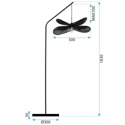 Lampa Stojąca Podłogowa APP1830-1F