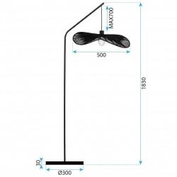 Lampa Stojąca Podłogowa APP1834-1F