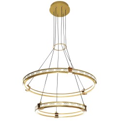 LAMPA WISZĄCA LED LHJ037-CP2 ZŁOTA