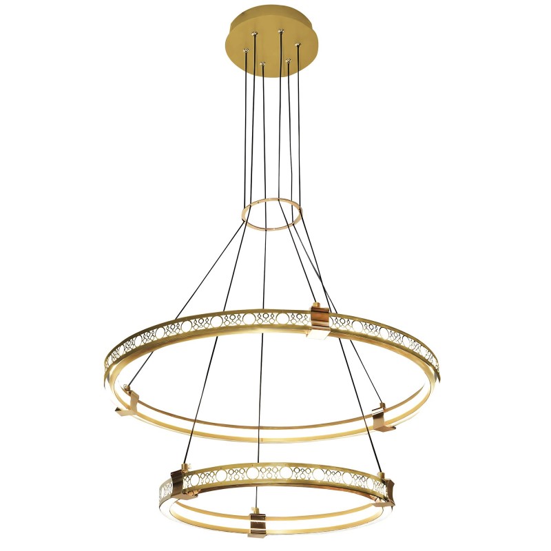 LAMPA WISZĄCA LED LHJ037-CP2 ZŁOTA