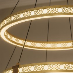 LAMPA WISZĄCA LED LHJ037-CP2 ZŁOTA