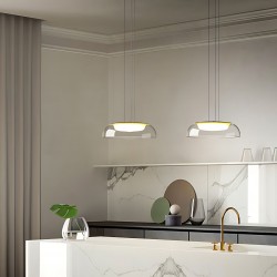 LAMPA WISZĄCA LED APP1691-1PC Złota