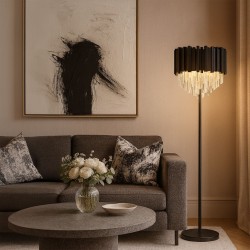 Lampa Stojąca Podłogowa APP1715-3F Czarna