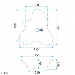 Umywalka nablatowa Rea IZOLDA