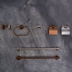 Uchwyt na papier toaletowy 16101 Aristo Złoto Szczotkowane