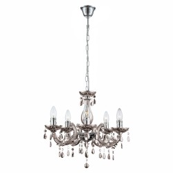 LAMPA SUFITOWA WISZĄCA EBT003-5CP GREY