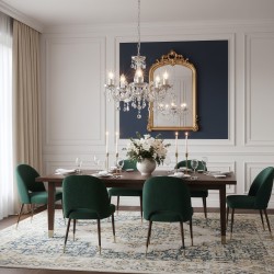 LAMPA SUFITOWA WISZĄCA EBT003-5CP GREY