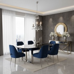 LAMPA SUFITOWA WISZĄCA EBT011-3CP CHROM