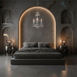 LAMPA SUFITOWA WISZĄCA EBT011-3CP CHROM