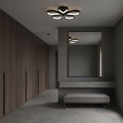 Lampa sufitowa LHJ075-C plafon LED CZARNA