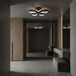 Lampa sufitowa LHJ075-C plafon LED CZARNA