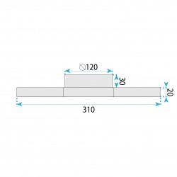 Lampa sufitowa LHJ075-C plafon LED CZARNA