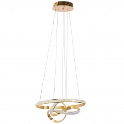 LAMPA SUFITOWA WISZĄCA LED LHJ035-CP ZŁOTA