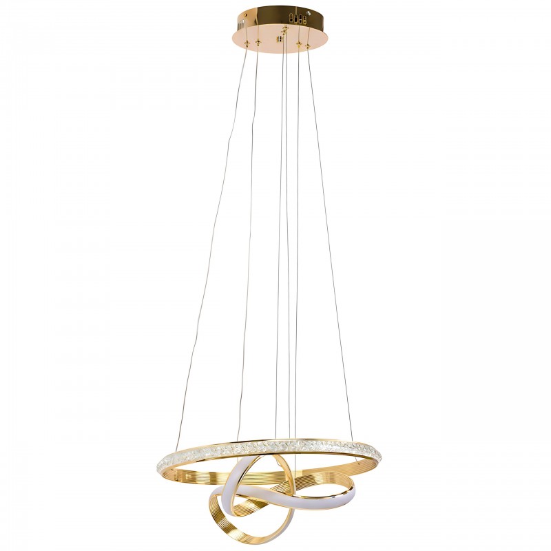 LAMPA SUFITOWA WISZĄCA LED LHJ035-CP ZŁOTA