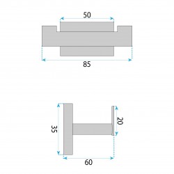 Wieszak łazienkowy OSTE 205 Black