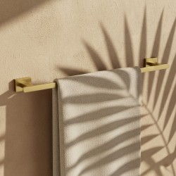 Wieszak łazienkowy jednoramienny 201 Oste Złoty Szczotkowany