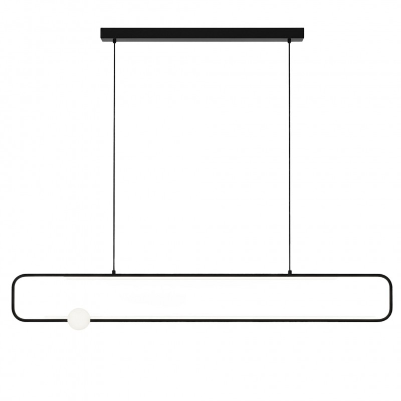 LAMPA SUFITOWA WISZĄCA LED G123-CP CZARNA