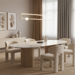 LAMPA SUFITOWA WISZĄCA LED G123-CP CZARNA