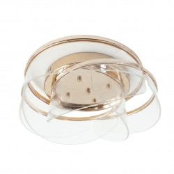 Lampa sufitowa G139-C 50cm plafon LED ZŁOTA