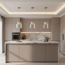 LAMPA WISZĄCA LED APP1689-1PC A Złota