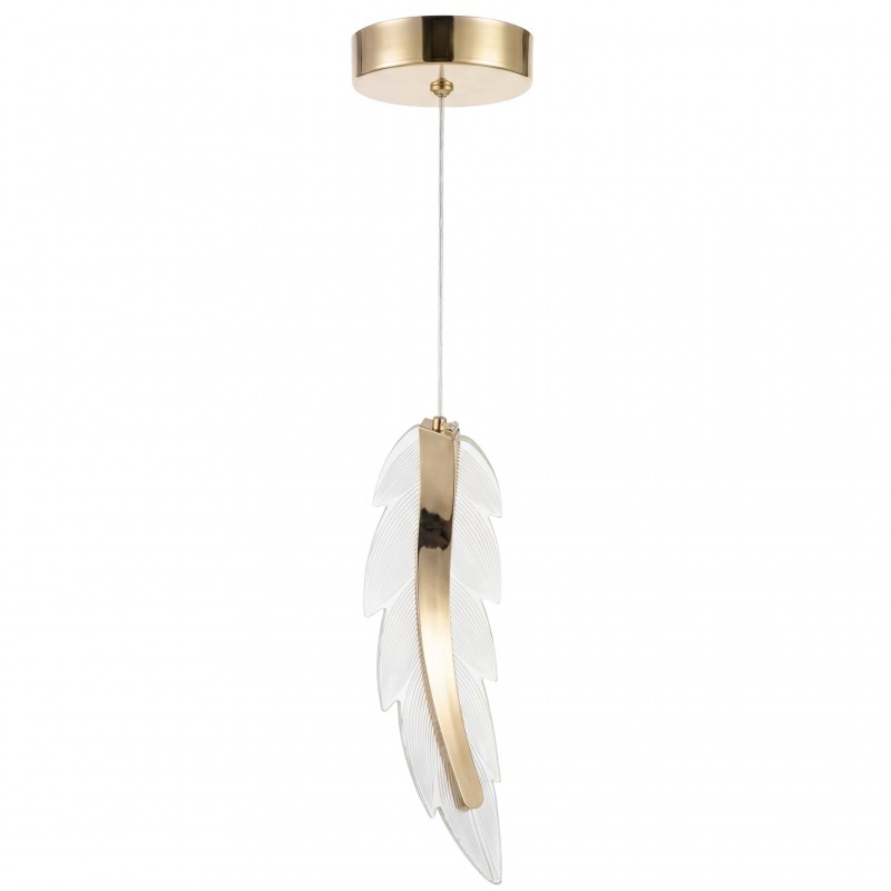 LAMPA SUFITOWA WISZĄCA LED G157-CP ZŁOTA