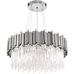 Lampa sufitowa plafon kryształowa APP1480-1C Chrom