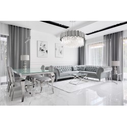 Lampa sufitowa plafon kryształowa APP1480-1C Chrom