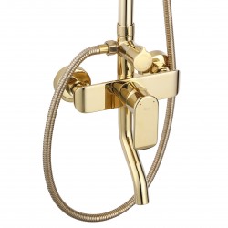 Zestaw Prysznicowy REA BLOOM ZŁOTY