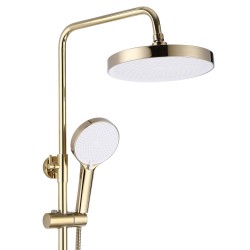 Zestaw Prysznicowy REA BLOOM BIAŁY ZŁOTY