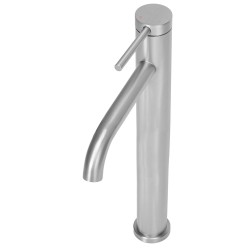 Bateria Umywalkowa REA CLIF nikiel szczotkowany Inox WYSOKA