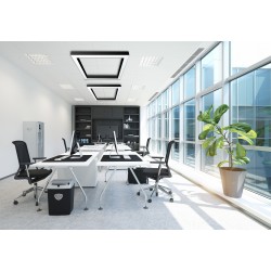 Lampa sufitowa plafon APP1284-C Czarna