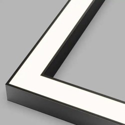 Lampa sufitowa plafon APP1284-C Czarna