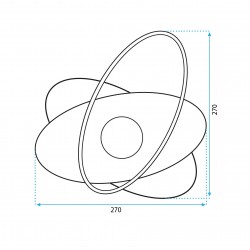 LAMPA ŚCIENNA KINKIET LED APP1432-CW