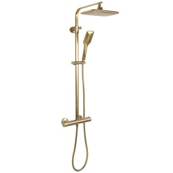 Zestaw Prysznicowy z termostatem REA Tom ZŁOTY SZCZOTKOWANY