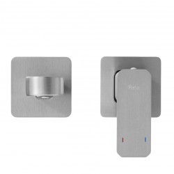 Bateria Umywalkowa Podtynkowa REA Arlo Nikiel Szczotkowany