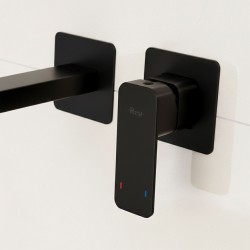 Bateria Umywalkowa Podtynkowa REA Arlo Czarna