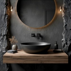 Bateria Umywalkowa Podtynkowa REA Arlo Czarna