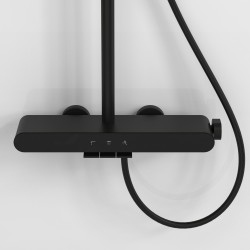 Zestaw Prysznicowy REA Farel Czarny