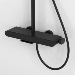 Zestaw Prysznicowy REA Farel Czarny