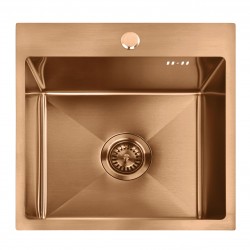 Zlewozmywak stalowy REA Leo 40 Miedź szczotkowana