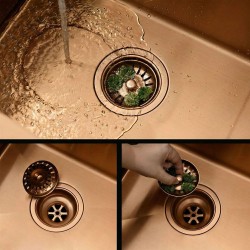 Zlewozmywak stalowy REA Leo 40 Miedź szczotkowana