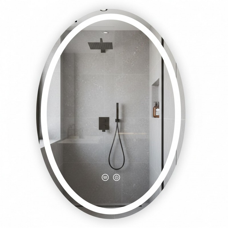 Lustro ścienne LED Marco 50x70 cm